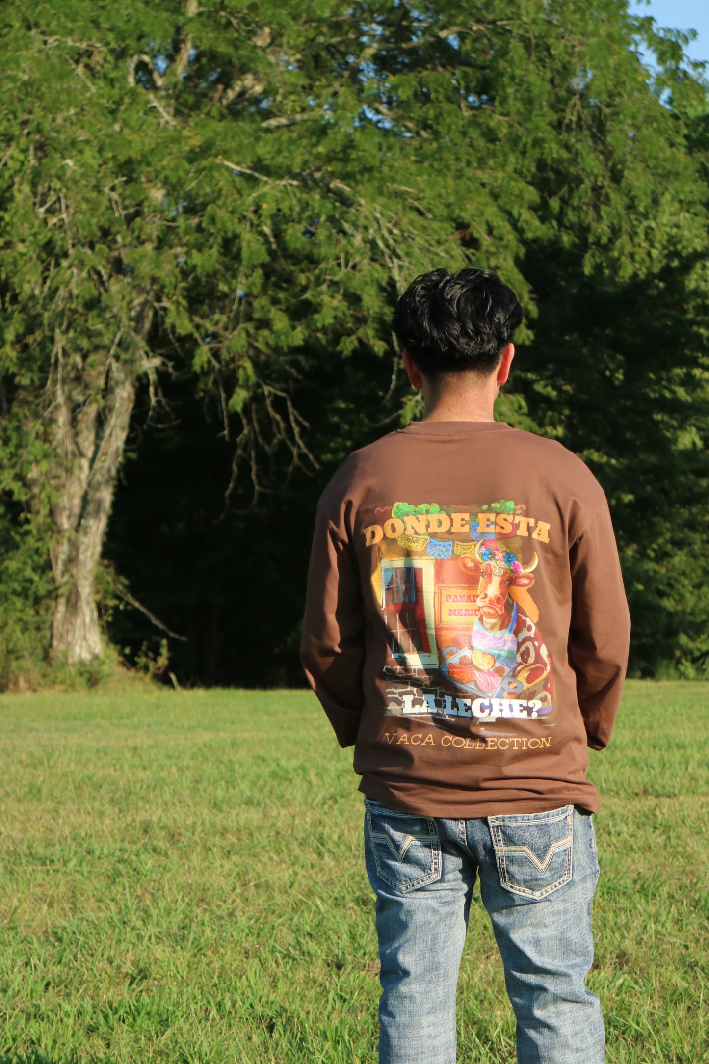 Donde Esta La Leche Long Sleeve Shirt