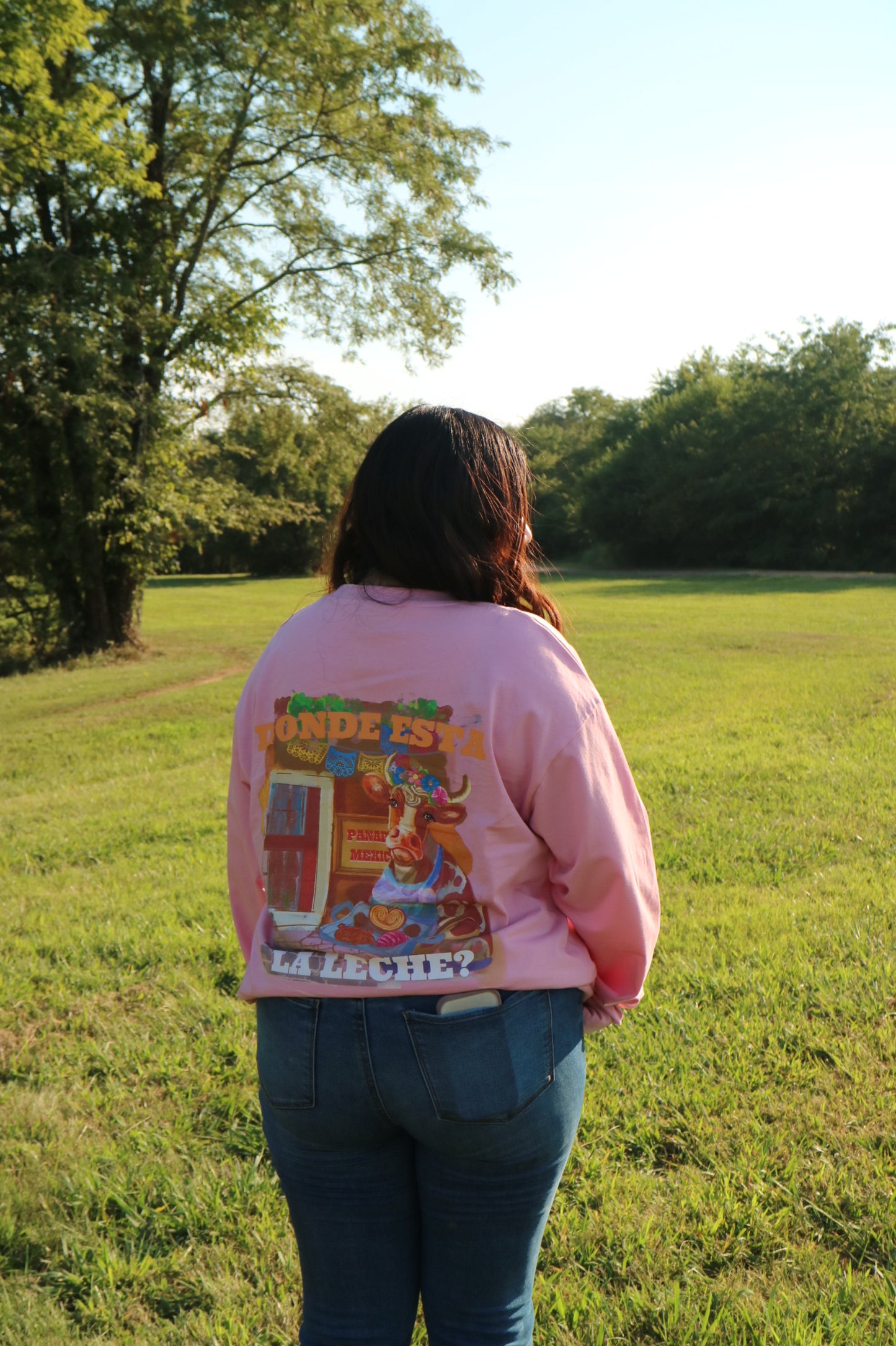 Donde Esta La Leche Long Sleeve Shirt